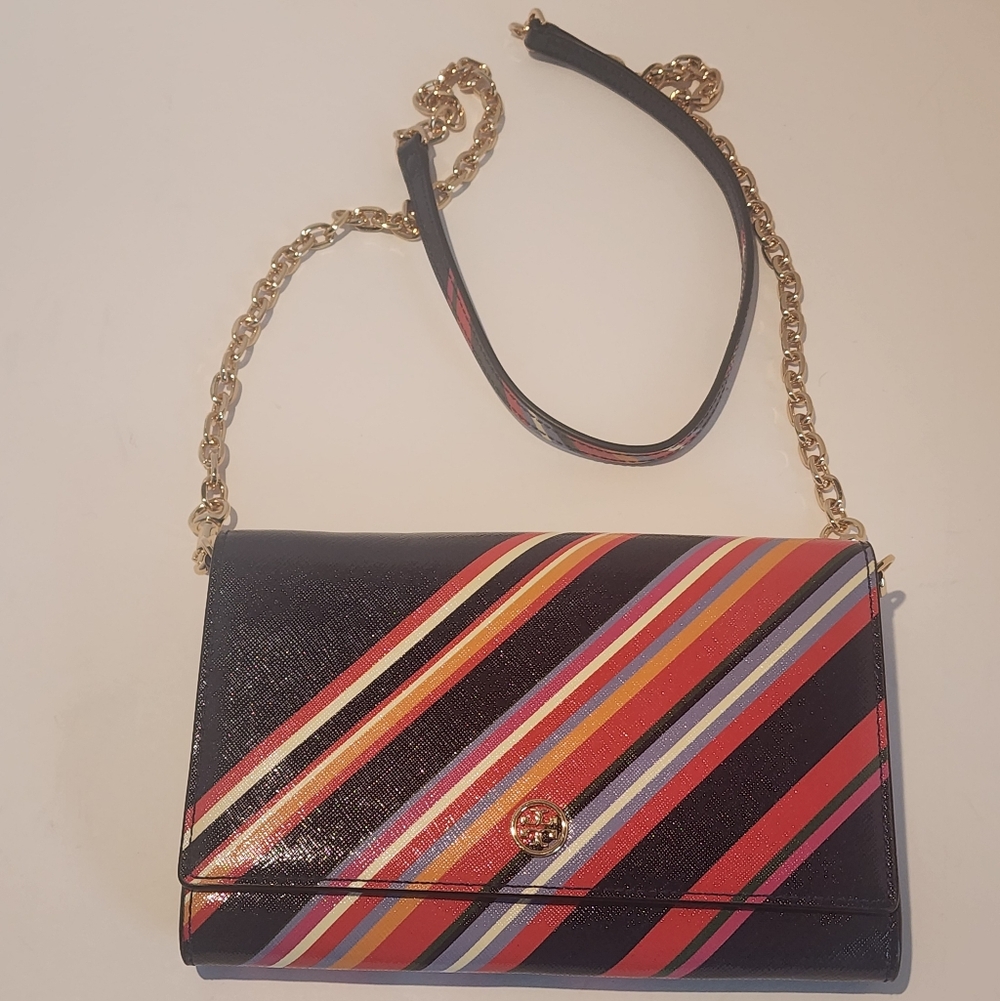 Tory Burch multi color Crossbody with chain strap